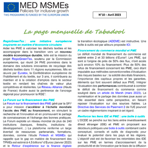 MED MSMEs - La page mensuelle de Tabadool - N10-Avril 2023 FR 