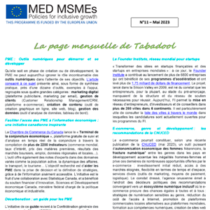 MED MSMEs - La page mensuelle de Tabadool - N11 - Mai 2023