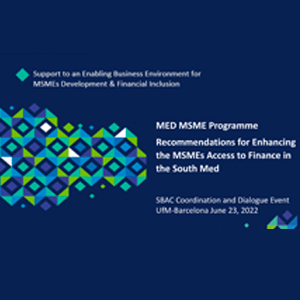 SBAC Coordination and dialogue event june 23 2022 MED MSMEs- A2F Presentation- Federico Bilder